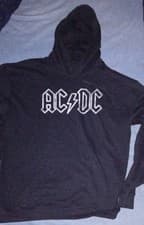 Image of AC/DC Classic Logo mens hoodie size Medium new without tags