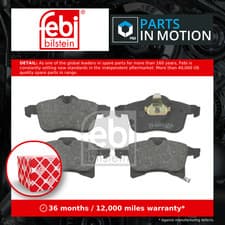 Image of Brake Pads Set Front 16491 Febi 093189698 095514416 1605080 1605099 1605177 New