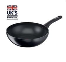 Image of Tefal Titanium Force Non-Stick Stirfry Wok Pan, 28cm