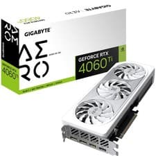Image of GIGABYTE GeForce RTX 4060 TI AERO OC 8GB Graphics Card - 8GB GDDR6 18Gbps 128bit