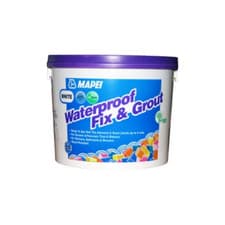 Image of White Adhesive & Grout Ready Mixed Mapei Waterproof Fix & Grout For Wall Tiling