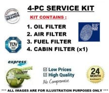 Image of ADL BLUEPRINT 4-PIECE FILTERS KIT for CITROEN DS4 1.6 HDi 90 2011-2015