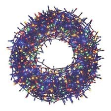 Image of LED Christmas String Lights 1500 Multicolour Timer Indoor Outdoor IP44 Home