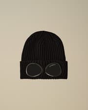 Image of C.P. Company Extrafine Wool Goggle Beanie