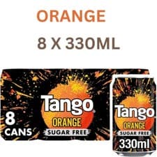 Image of Tango Sugar Free Cans 8 x 330ml (Pack of 8) Multiple Flavours