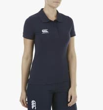 Image of Canterbury Women's Team Dry Polo Navy / White Sizes UK10, UK14 BNWT E633783