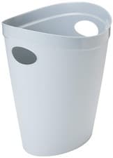 Image of Addis Eco 12L Waste Paper Bin Light Grey 100% Recycled Plastic Office