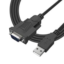 Image of USB to Serial Adapter Cable, USB to RS-232 Male (9-Pin) DB9 Serial Converter
