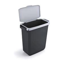 Image of Durable DURABIN ECO 80% Recycled Plastic Waste Recycling Bin 60 Litre Rectangula