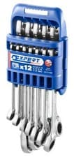 Image of Expert by Facom E111106 12 Piece Ratchet Combination Spanner Set 8-19mm