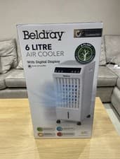 Image of Beldray 6L Portable Air Cooler, 3-Speed, White Compact Ice Cooler 2078432