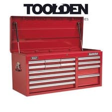 Image of Sealey AP41149 Topchest 14 Drawer with Ball Bearing Slides Heavy-Duty - Red