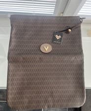 Image of Mario Valentino Logo Brown Tote Bag