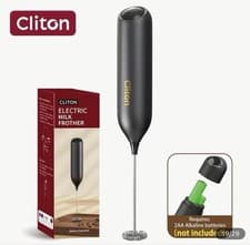 Image of Clinton Electric Milk Frother, Hot Chocolate, Latte, Cappuccino, Foam Maker