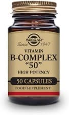 Image of Solgar Vitamin B-Complex ''50'' Vegetable Capsules - Pack of 50 - High Potency