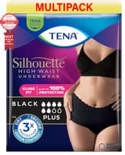 Image of TENA Lady Silhouette Pants - Plus - High Waist - Black - Large - 4 Packs of 8
