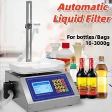 Image of Automatic Liquid Filling Machine 10-3000g Bottle Filler Weight Control w Counter