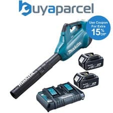 Image of Makita DUB362 Twin LXT 18v 36v Brushless Turbo Leaf Blower 2 x 5.0ah +Charger