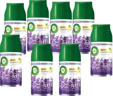 Image of 8x AirWick Freshmatic Freshener Refill Purple Lavender Meadow Air Freshene 250ml