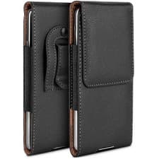 Image of Mobile Phone Belt Pouch For Honor 200 Smart Phone Case PU Leather Pouch Belt ...