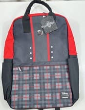 Image of NWT Loungefly Disney Kingdom Hearts Sora Nylon Square Backpack 8"x9"x1 1/4"