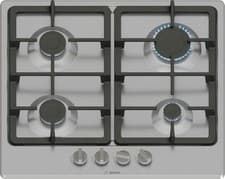 Image of Bosch Series 4 PGP6B5K90 60cm Gas Hob with 4 burners 2 Dishwasher suitable cast
