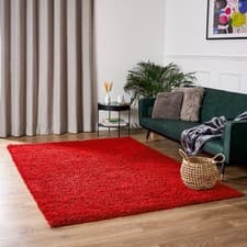 Image of Shaggy Rug Large Thick Soft Area Carpet Runner Living Room 5CM Pile Runner