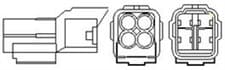 Image of MAGNETI MARELLI Oxygen Sensor for SUZUKI FIAT SUBARU 1,6 1,3 1821358B11 71742159