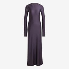 Image of Adidas Originals Women’s Elongated Dress Slim Fit Long Purple XS S M L RRP £110
