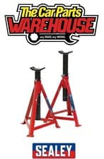 Image of Sealey AS3000 Axle Stands 2.5T Capacity per Stand 5 tonne per Pair Medium Height