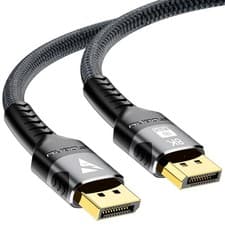 Image of 16K DisplayPort 2.1 Cables 8K@120Hz 4K@240Hz 80Gbps for Gaming TV UK