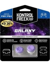 Image of KontrolFreek PS5 PS4 Performance Thumbsticks Thumb Grips FREEK GALAXY PURPLE