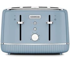 Image of Kenwood TFP10.A0BG 4-Slice Toaster Elegancy Collection 1800w Earl Grey Blue