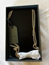 Image of AllSaints Cybele Mini Crossbody Bag Black Leather New with Tags and Box