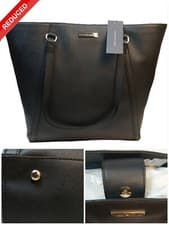 Image of TOMMY HILFIGER MODERN PVH BLACK TOTE  MULTI CARRYALL SHOULDER BAG RRP £110