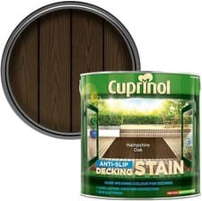Image of Cuprinol Anti Slip Decking Stain Hard Wearing 2.5L All Colours