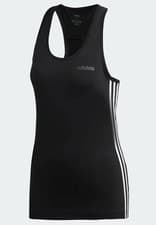 Image of Adidas Women Design 2 Move 3-Stripes Tank Top Black DU2056 Size XS NEW with tag