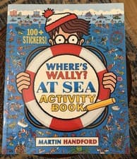 Image of Where's Wally? At Sea activity book By Martin Handford. New/unused.