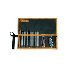 Image of SET OF 16 REVERSIBLE SCREWDRIVERS, 9 1/4 DRIVE SOCKETS, BETA TOOLS