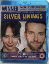 Image of SILVER LININGS PLAYBOOK [BLU-RAY] BRADLEY COOPER, JENNIFER LAWRENCE - NEW/SEALED