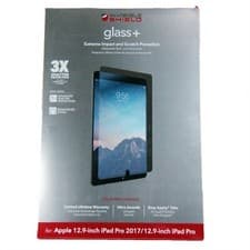 Image of ZAGG INVISIBLE SHIELD GLASS+ FOR IPAD PRO 12.9 IN 2017 2015 TEMPERED 200101106