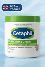 Image of Cetaphil Moisturising Cream 450g | Body & Face Moisturiser Niacinamide & Vitamin