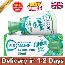 Image of Sensodyne Pronamel Junior 6-12 Toothpaste Bubble Mint 50ml Enamel Care