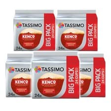 Image of Tassimo Coffee Pods Kenco Americano Smooth 5 x 24 Drinks (Total 120 Drinks)