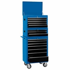 Image of Draper COMBI TOOL CHEST - BLUE 04593 26" Combination Roller Cabinet and Tool