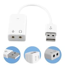 Image of External Virtual 7.1 Channels USB Stereo Sound Card Audio Adaptor Converter