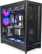 Image of Montech HS01 Pro ATX Gaming PC Case Mid Tower 5x ARGB PWM Fans E-ATX Glass Panel