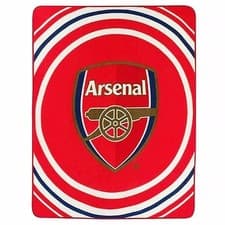 Image of Arsenal FC Fleece Blanket Pulse Soft Throw Gift Fan Official Licensed