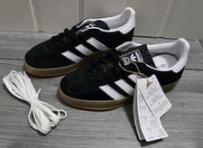 Image of Adidas Gazelle Indoor Core Black Size 3 UK Brand new
