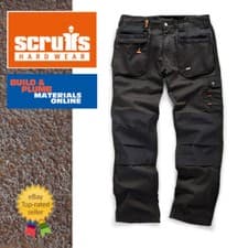 Image of Scruffs Worker Plus Trousers | Trade Hard Wearing Work Trousers | Navy/Black